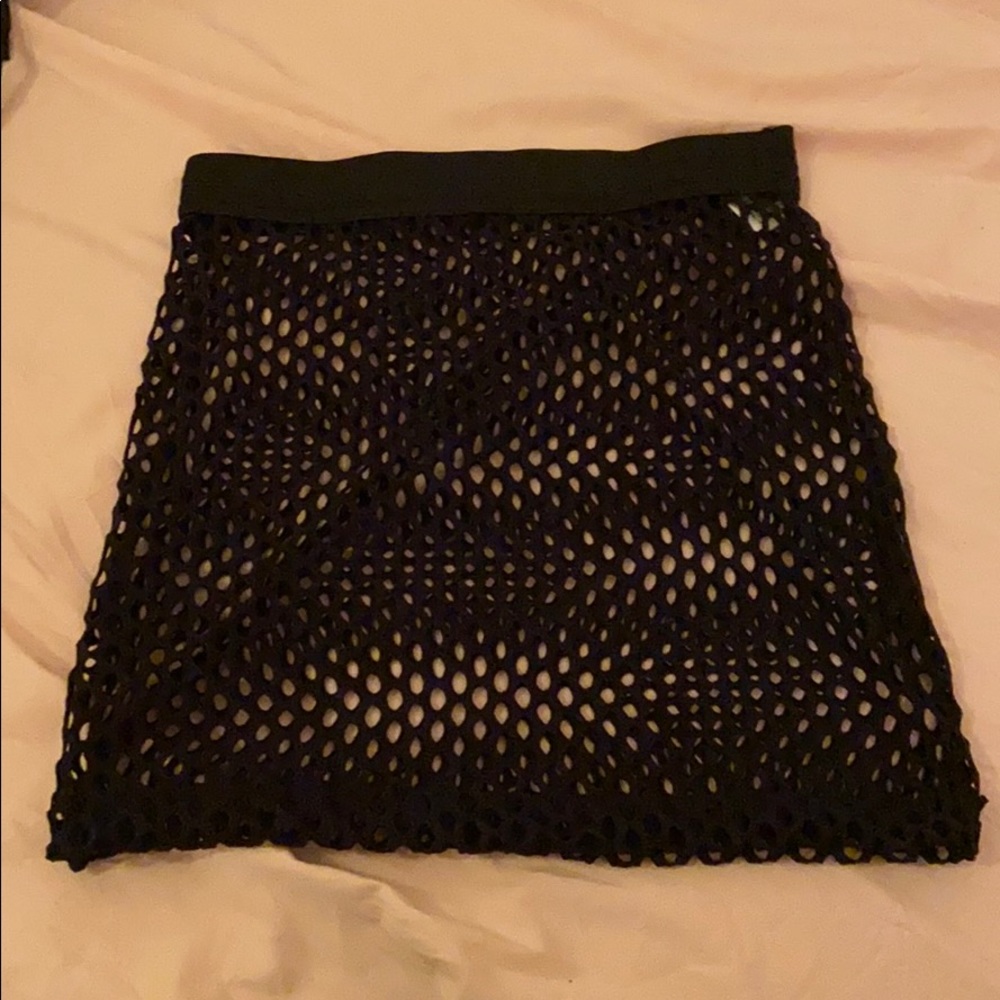 Festival fishnet skirt